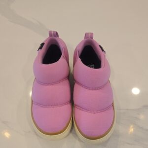 Sorel Kids Pink Slip-On Puffer Sneakers